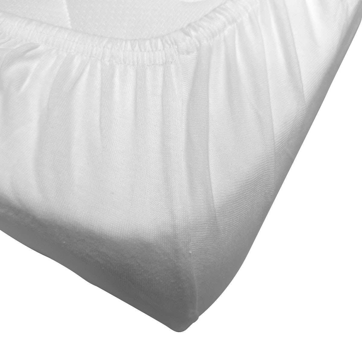 Drap-housse Jersey 100% Coton 140 G/m² - UNIS JERSEY blanc, TRADITION DES VOSGES
