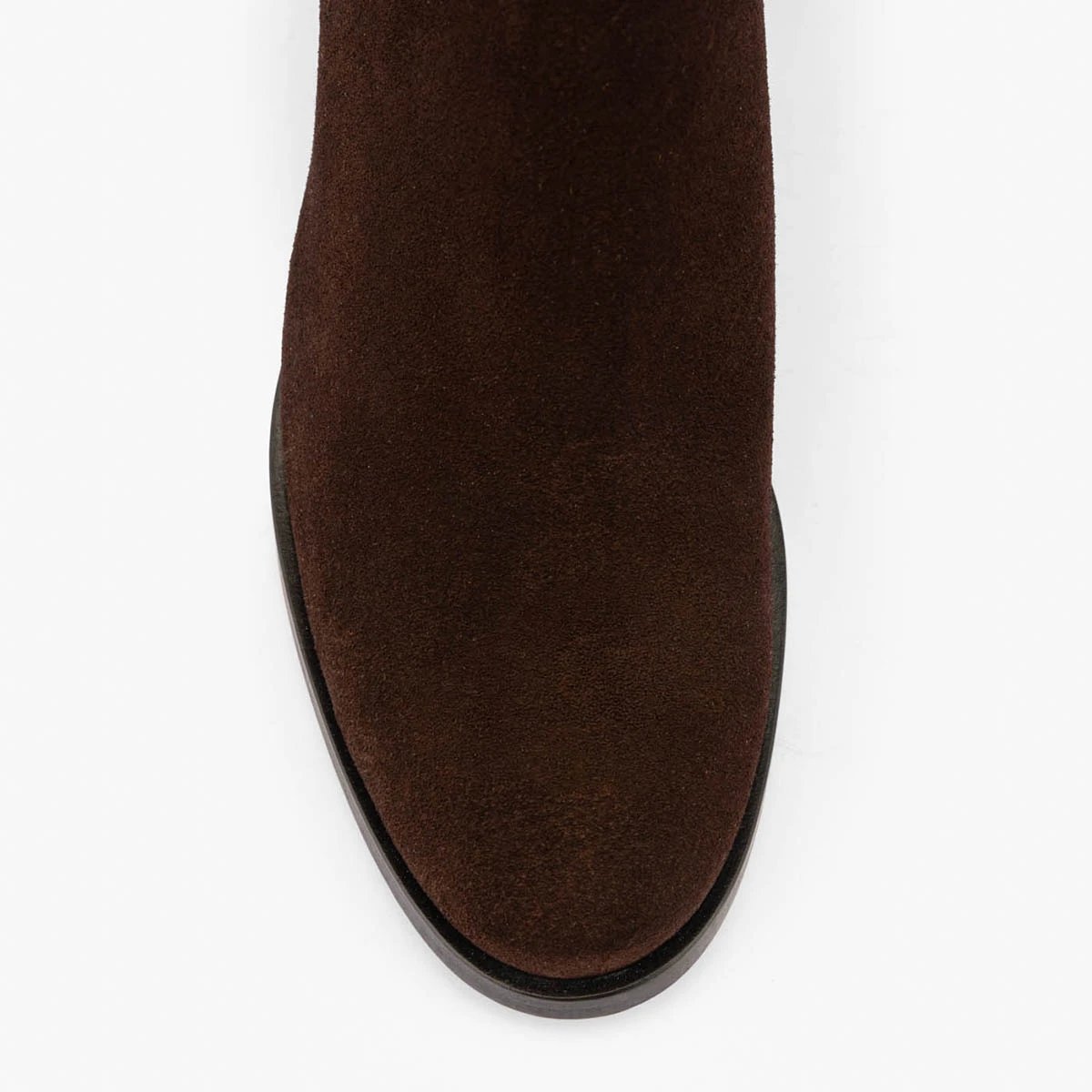 Bottine cuir velours GISELLE marron, MAISON TOUFET