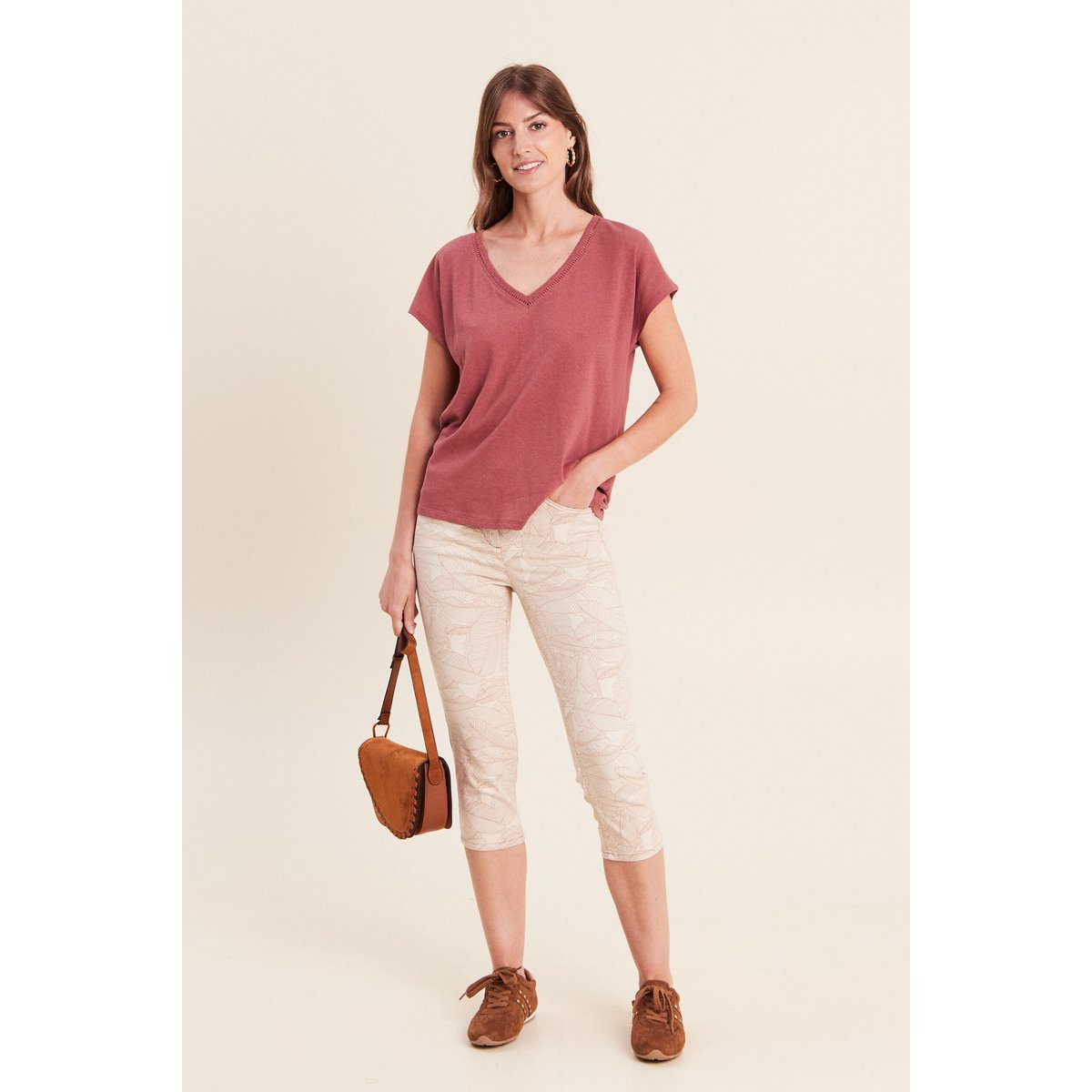 Pantalon magique le léger blanc casse, BREAL