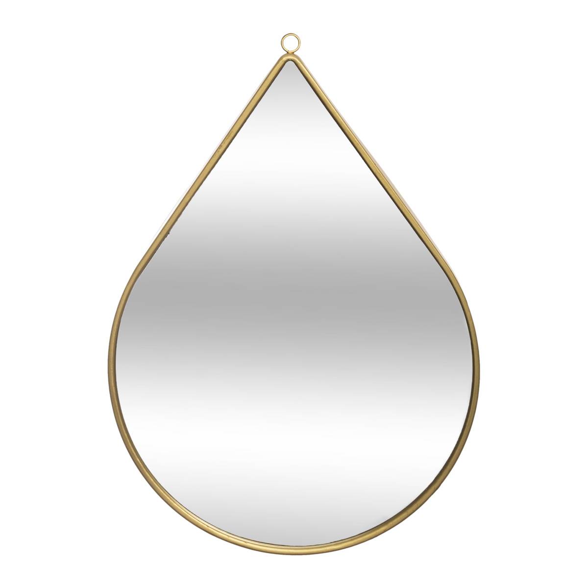 Miroir goutte métal doré TALI doré, ATMOSPHERA