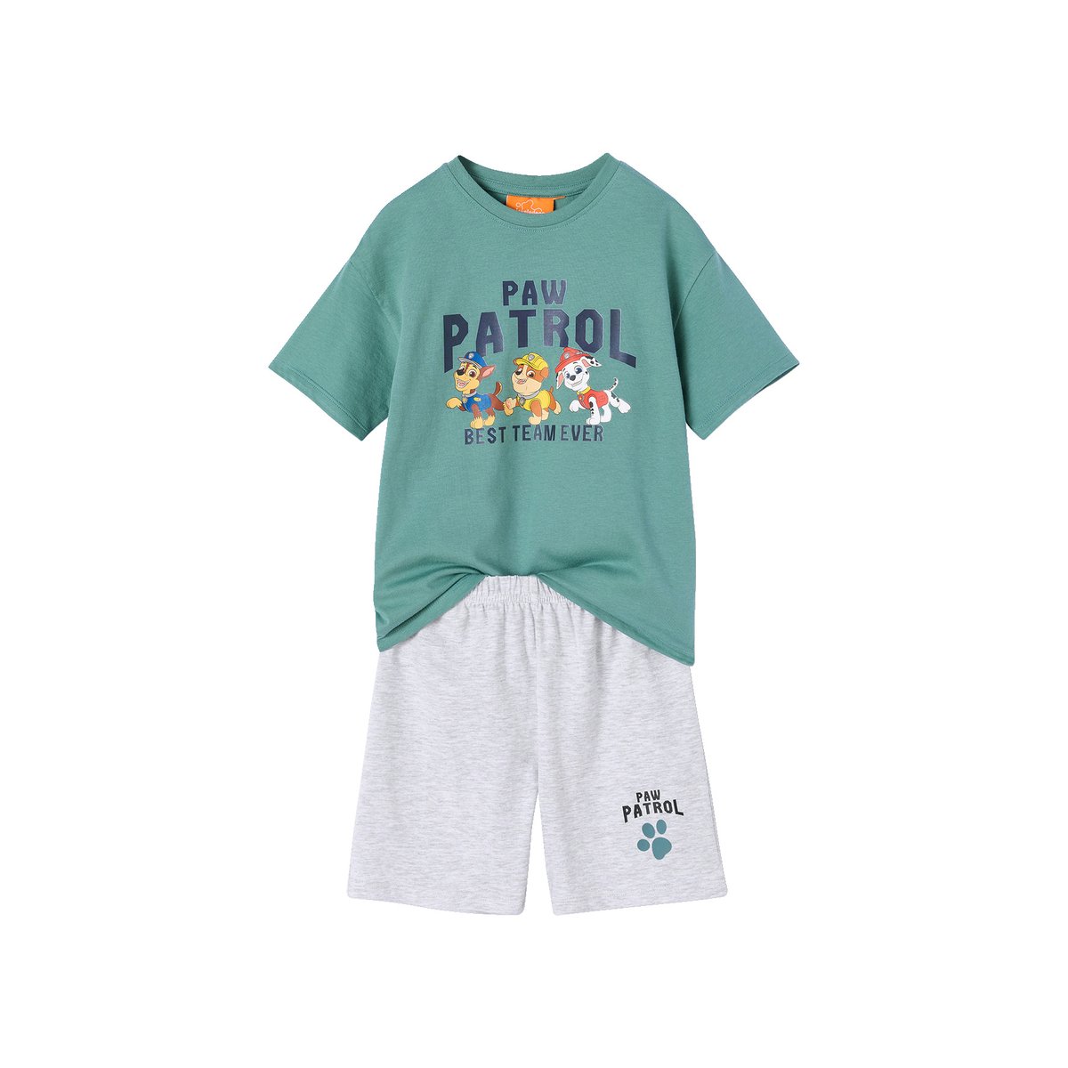 Pyjashort Pat'Patrouille vert émeraude, VERTBAUDET
