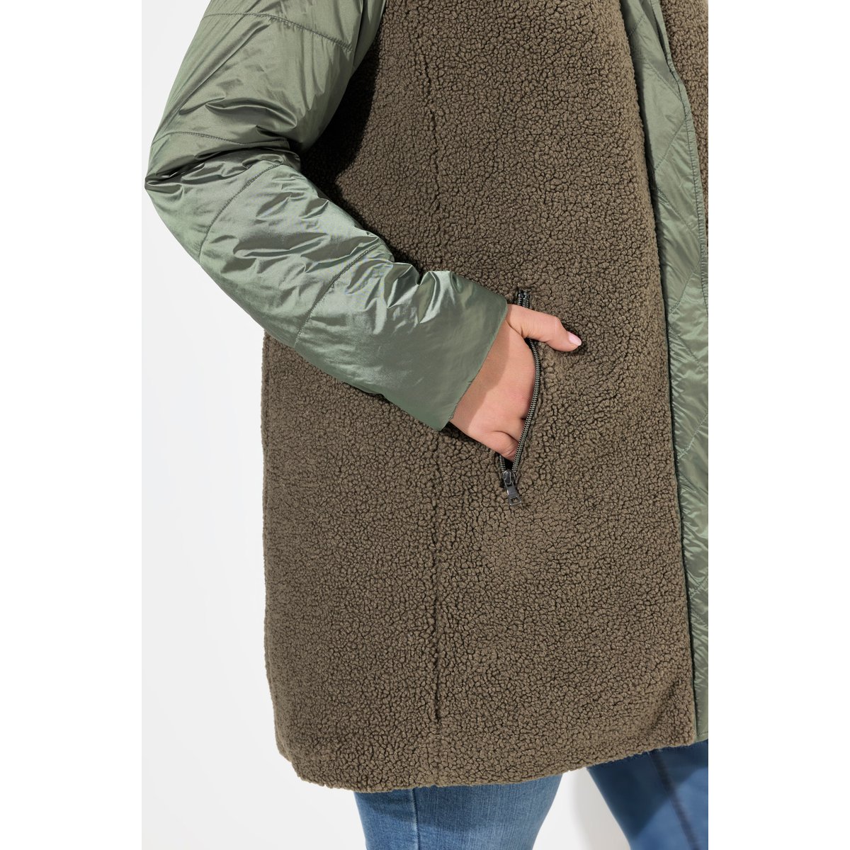 Veste à capuche kaki, ULLA POPKEN
