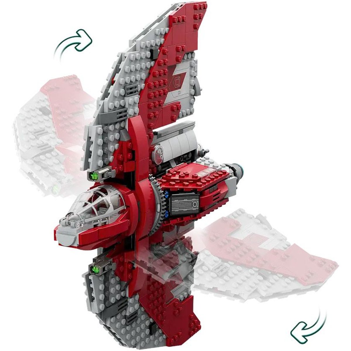 LEGO Star Wars - Navette T-6 d'Ahsoka Tano (75362) - Set de Construction Épique multicolore, LEGO