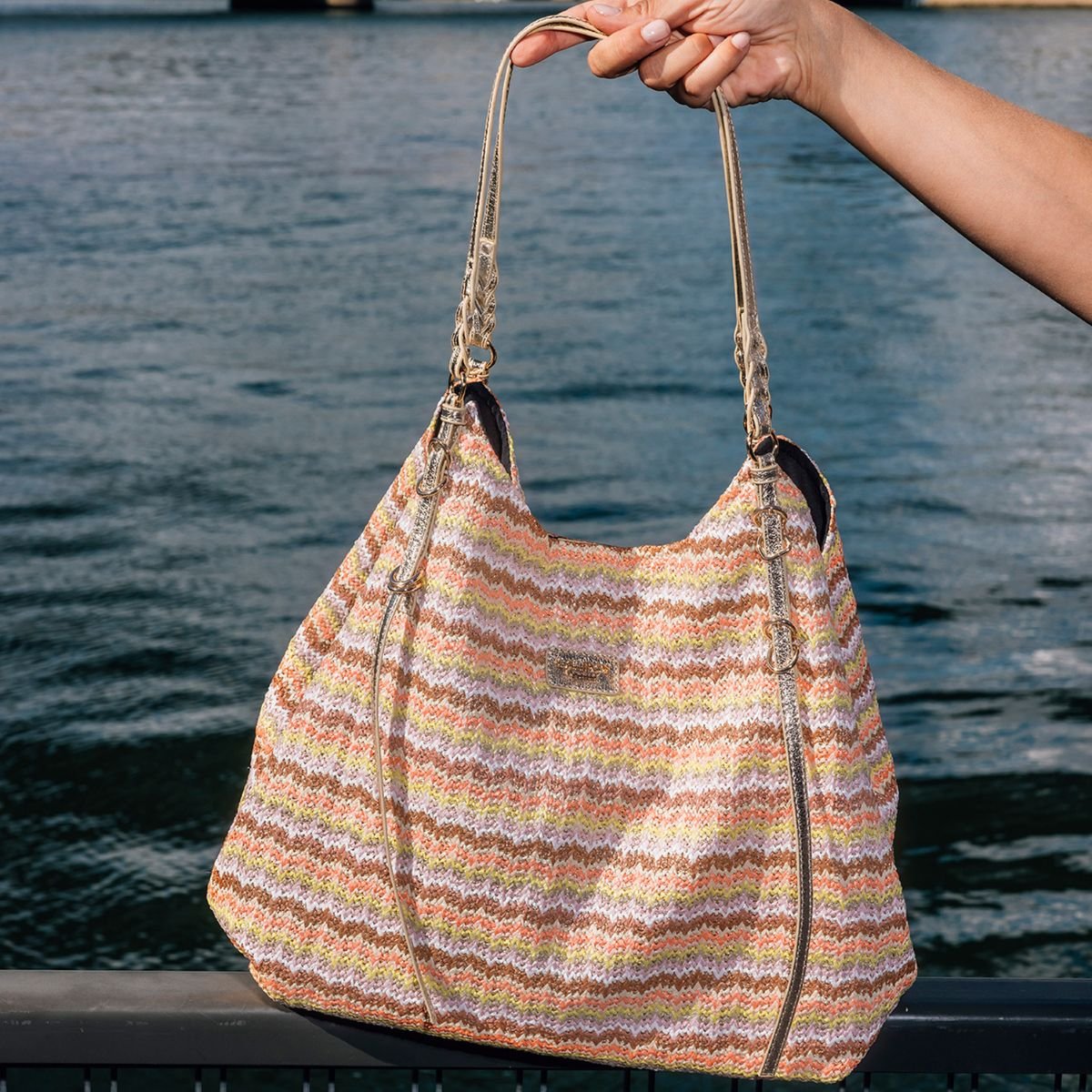 Grand sac shopper  S-Ringo orange, LOLLIPOPS