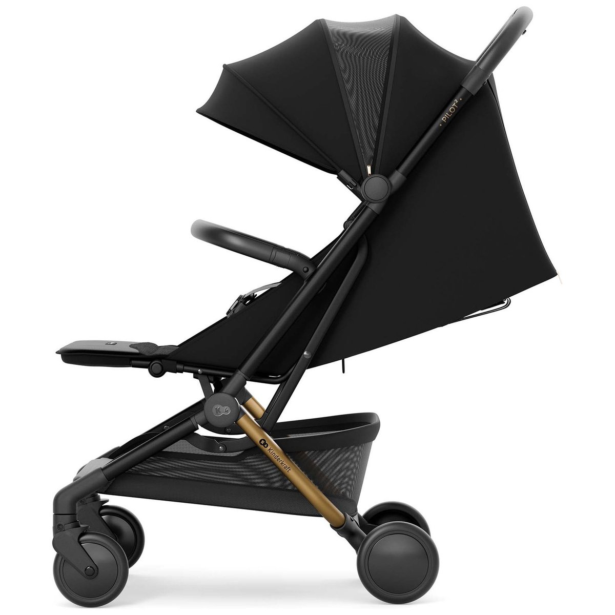 Poussette cabine Pilot 2 noir, KINDERKRAFT
