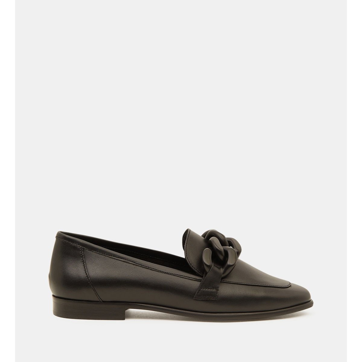 Mocassins Pakita Chaîne En Cuir noir, GALERIES LAFAYETTE