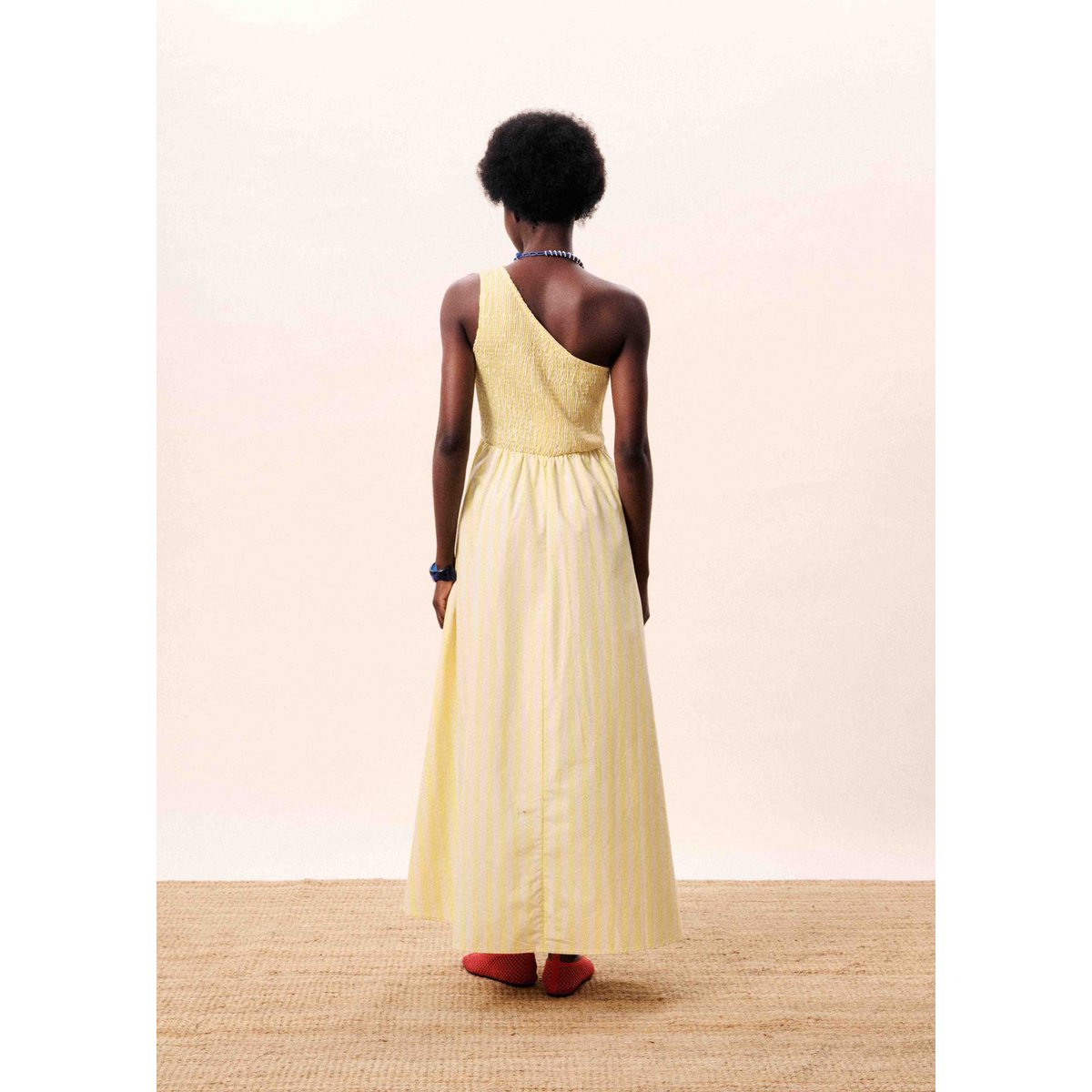 Robe longue SELKIE jaune beurre, FRNCH