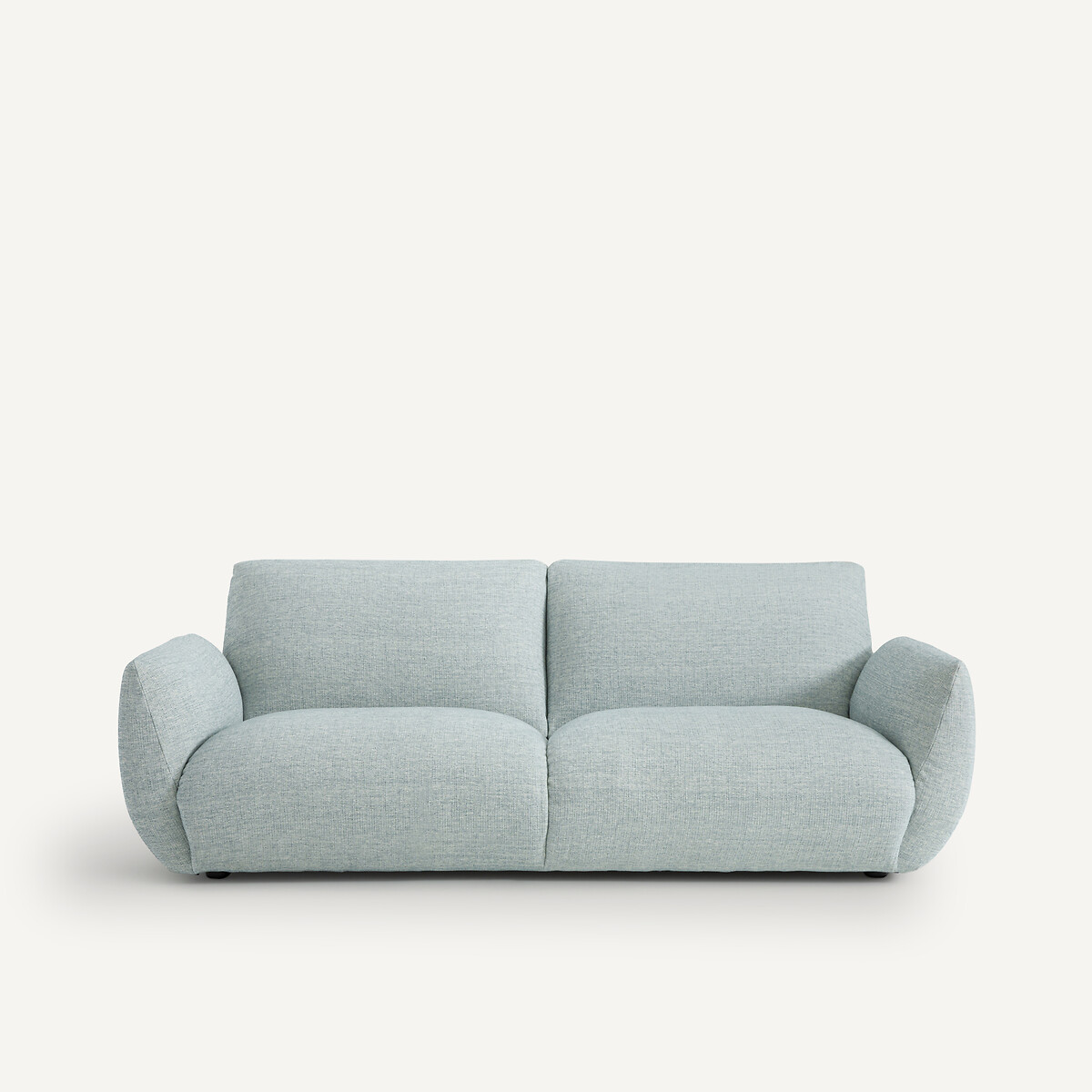 Sofa in gemêleerd canvas, Spogano grijsblauw, AM.PM