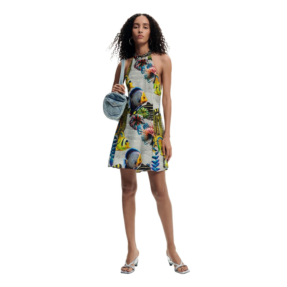 Robe conçue par mr. christian lacroix blanc, DESIGUAL