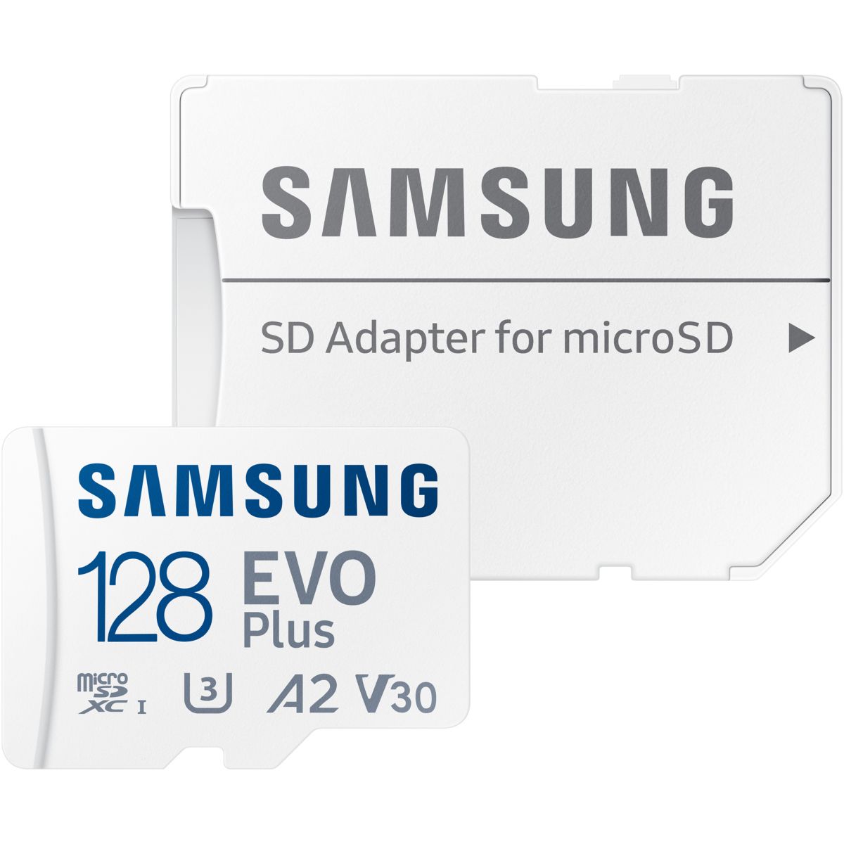 Carte Micro SD 128Go Evo plus avec adaptateur couleur unique, SAMSUNG