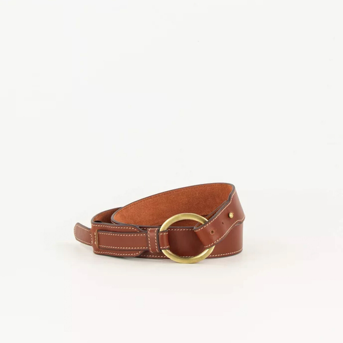 Antonino Leather Belt camel, SESSUN
