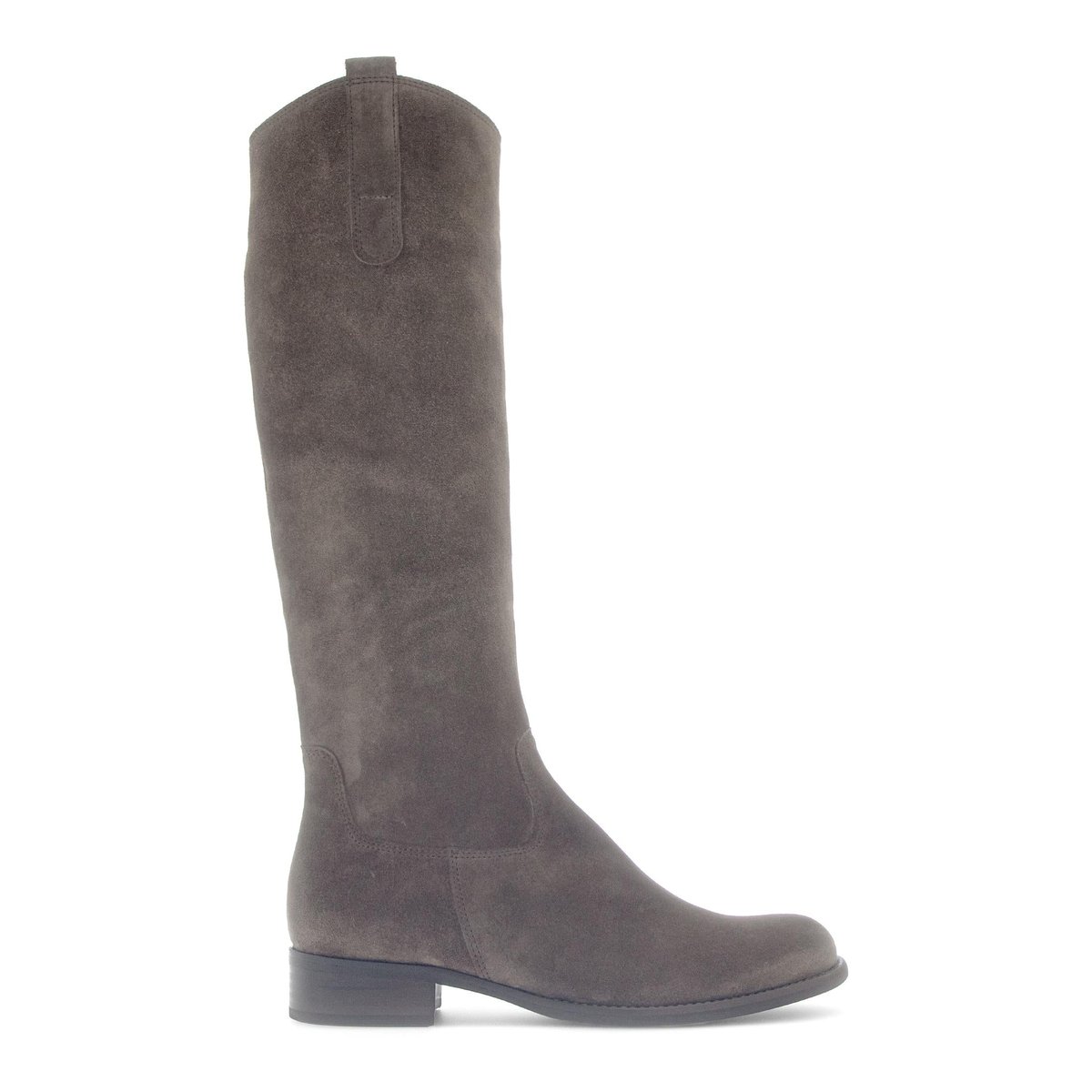 Bottes en cuir à talon décroché marron velours, GABOR