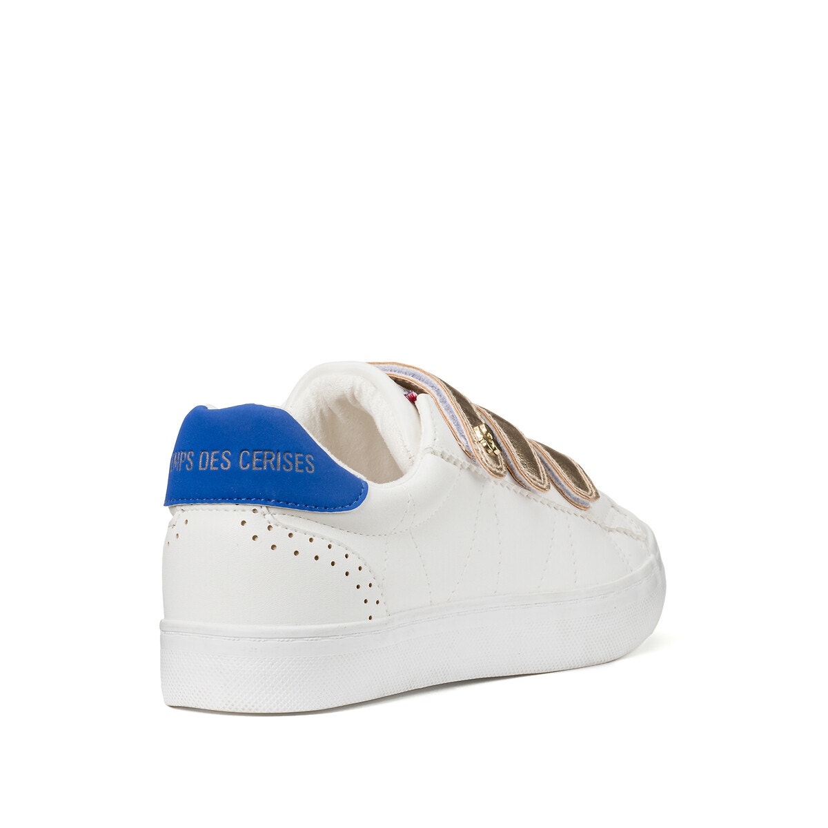 Baskets Vic Scratch blanc/bleu, LE TEMPS DES CERISES