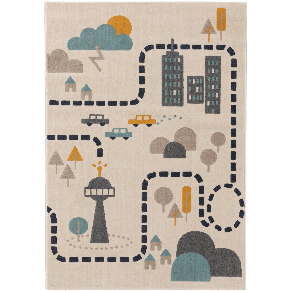 Tapis enfant JUNO beige, BENUTA 