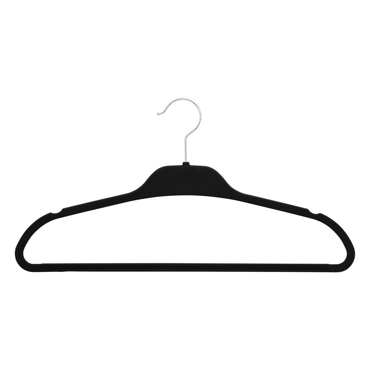Lot de 5 cintres avec revêtement antidérapant HANG'UP anthracite, 5FIVE SIMPLY SMART