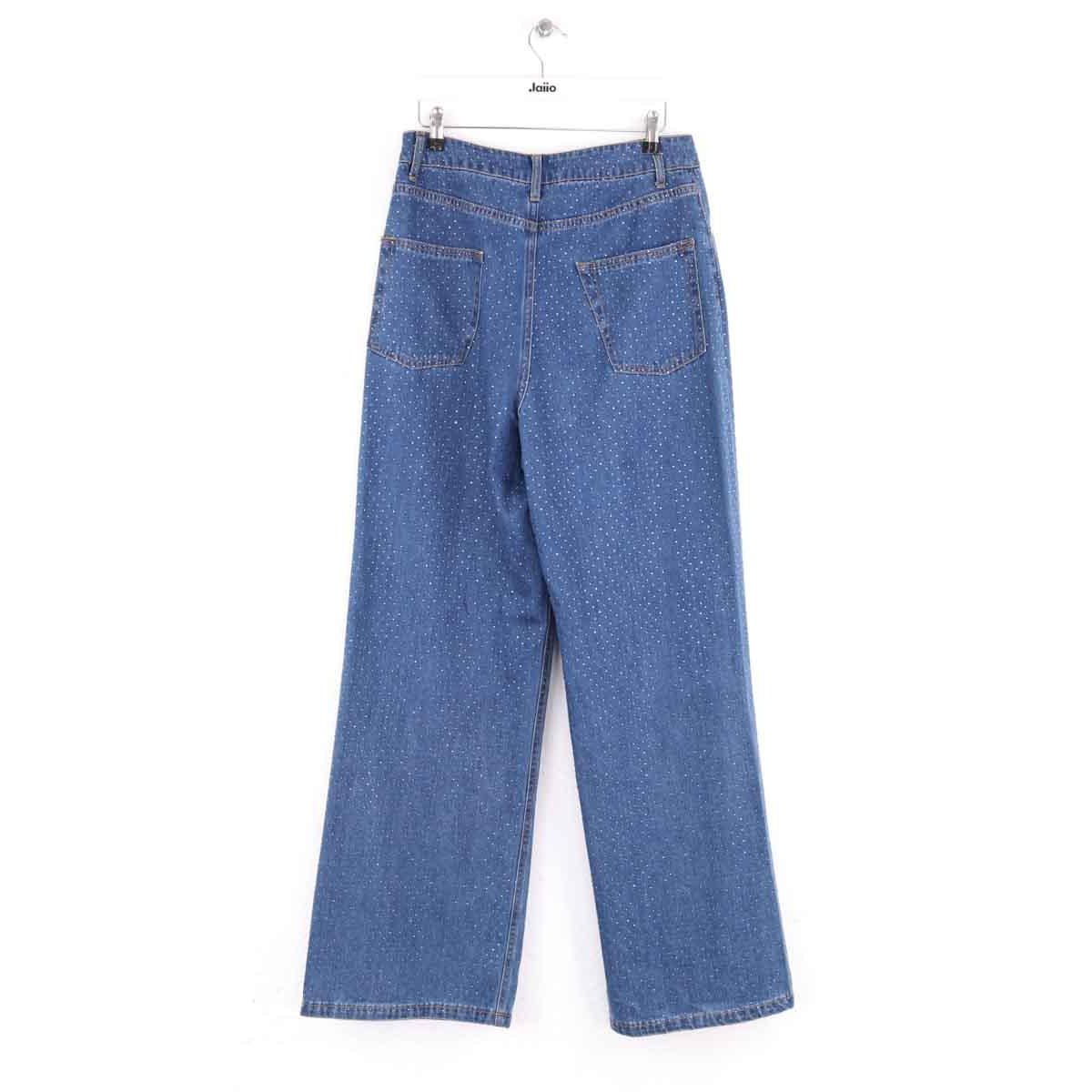 Jean large - Très Bon État bleu, SANDRO