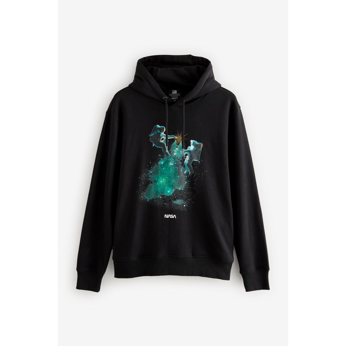 Sweat de noël matelassé à enfiler noir nasa, NEXT