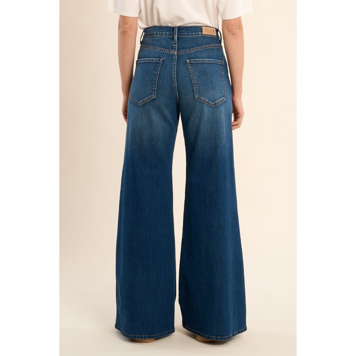 Jean flare dark denim, MOLLY BRACKEN