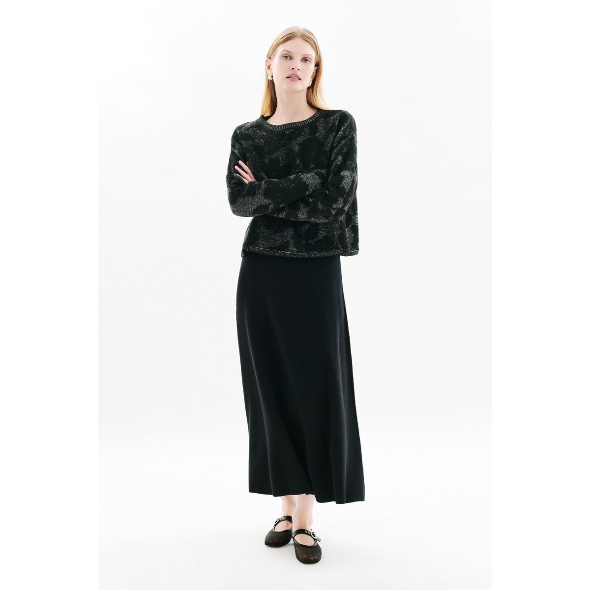 Pull Mflorentine femme noir, CAROLL