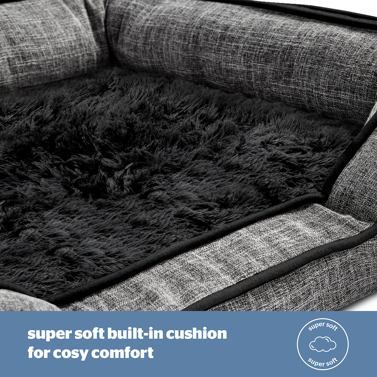 Orthopaedic Pet Bed grey, SILENTNIGHT