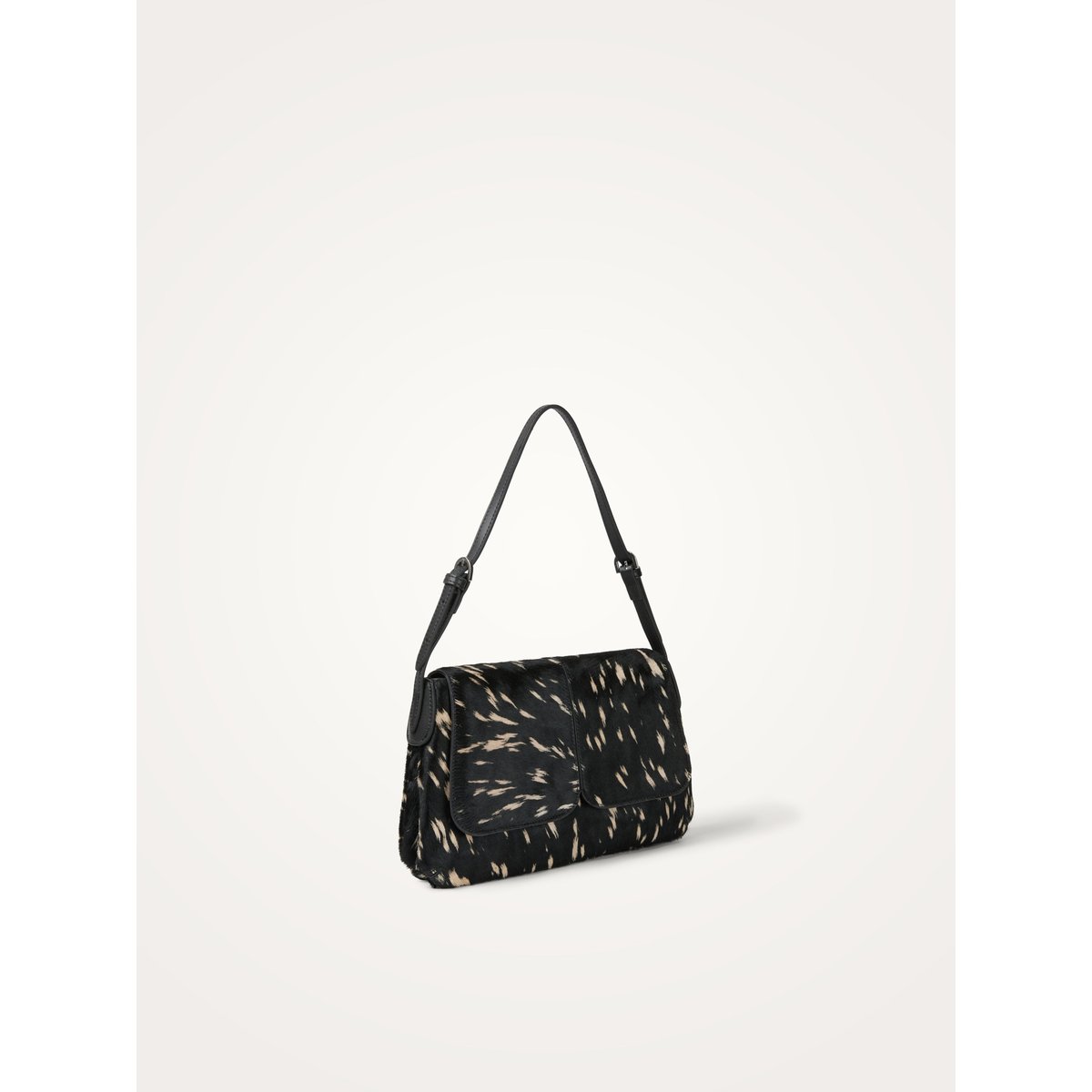 Sac bandoulière avec anses NINA noir, VANESSA WU