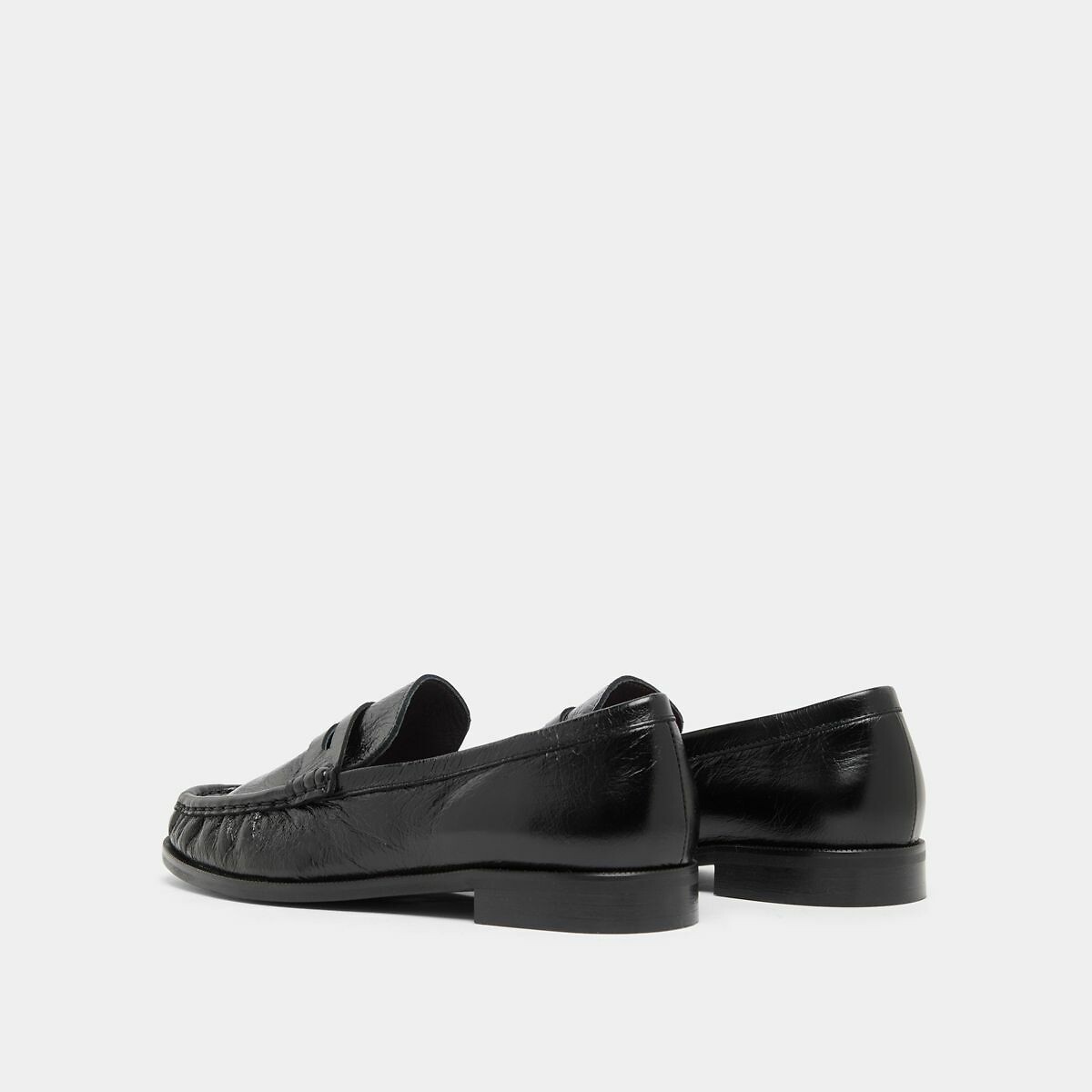 Mocassins en cuir, Delice noir, JONAK