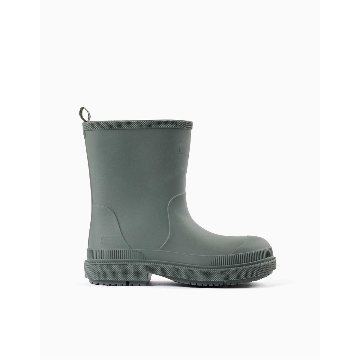 Bottes de pluie en caoutchouc avec semelle antidérapante vert, ZIPPY