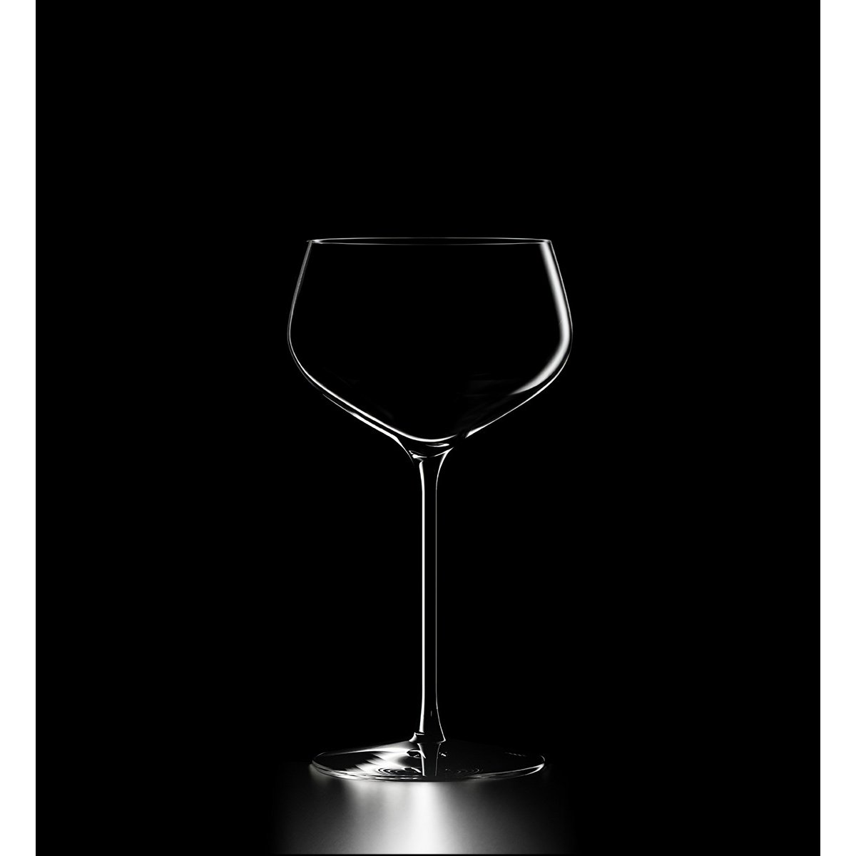 Lot de 6 verres à pied transparent, LEHMANN