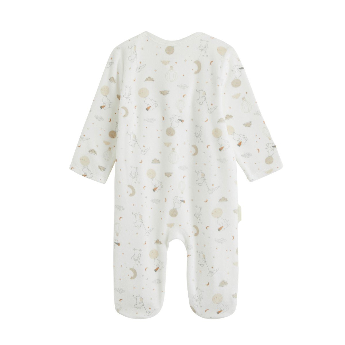 Kit naissance 3 pièces pyjama, body et doudou bébé Eliah ecru, PETIT BEGUIN