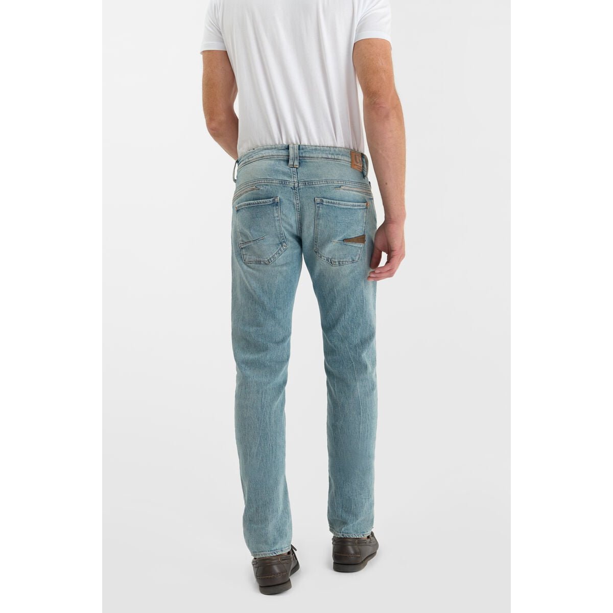 Jeans slim stretch 700/11, longueur 34 blue, LE TEMPS DES CERISES