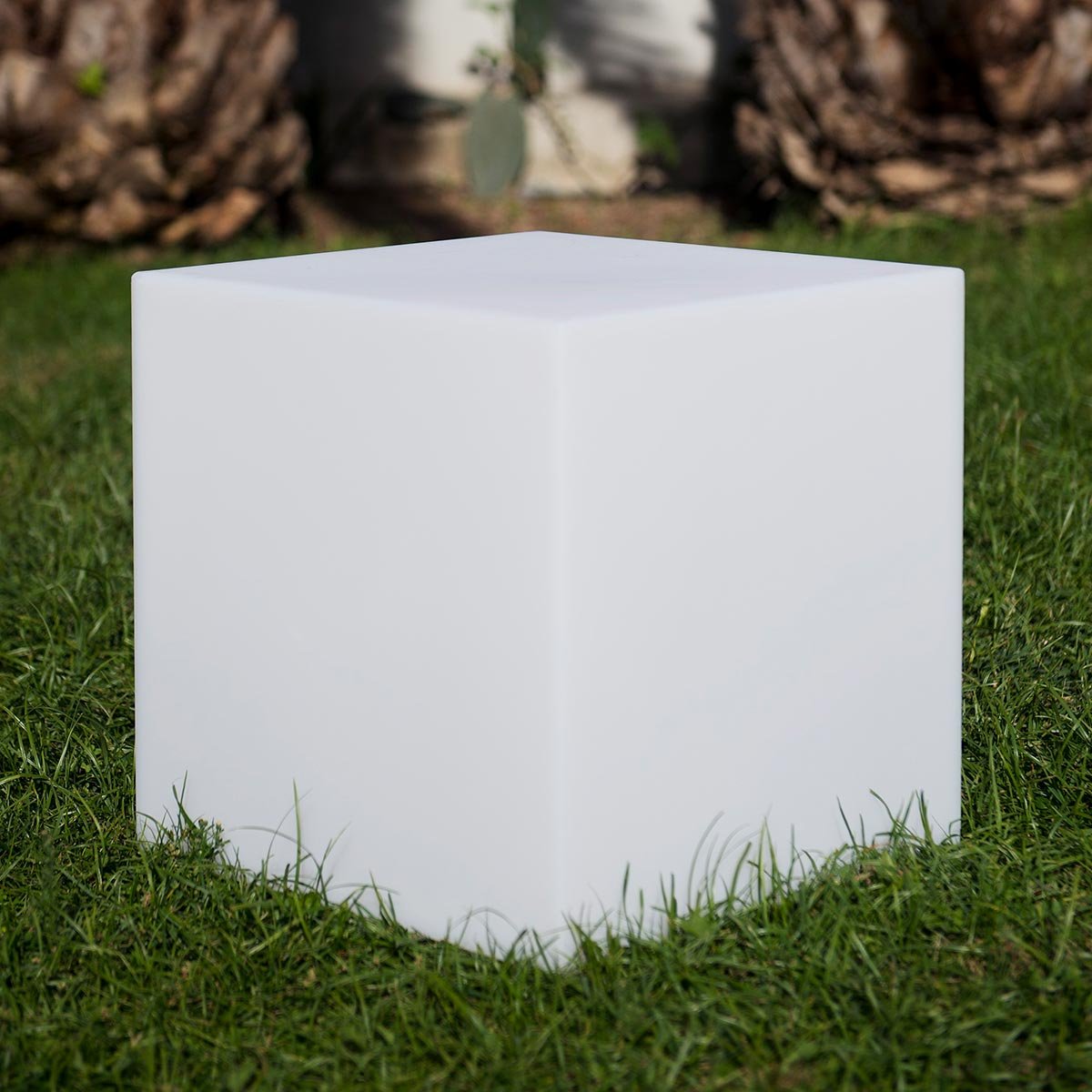 Cube lumineux secteur CARRY 40 blanc, LUMISKY