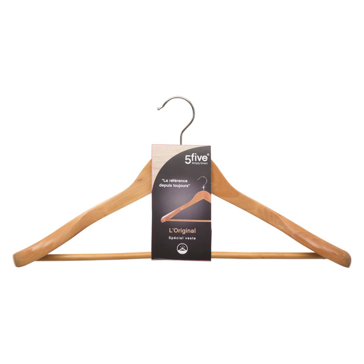 Cintre à veste en bois HANG'SUIT beige, 5FIVE SIMPLY SMART