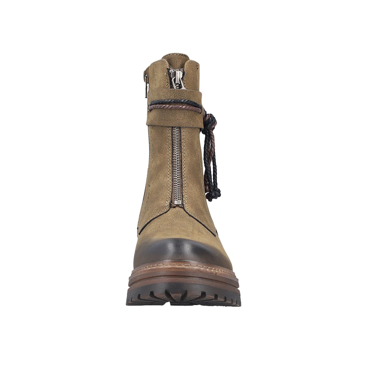 Bottines à Zip Neiva vert, RIEKER