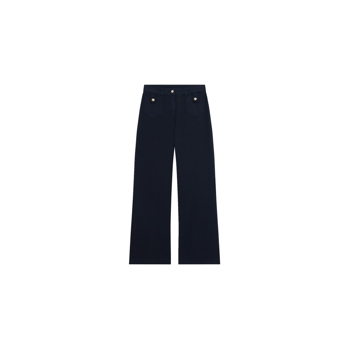 Pantalon large élégant PIETRO bleu marine, CAROLL