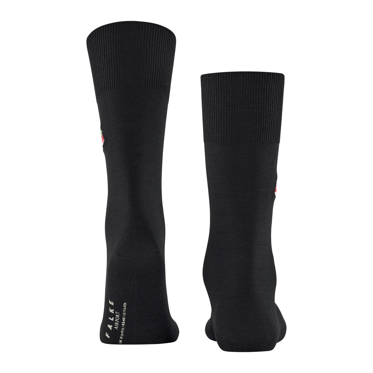 Chaussettes Airport X-Mas Car noir basique, FALKE