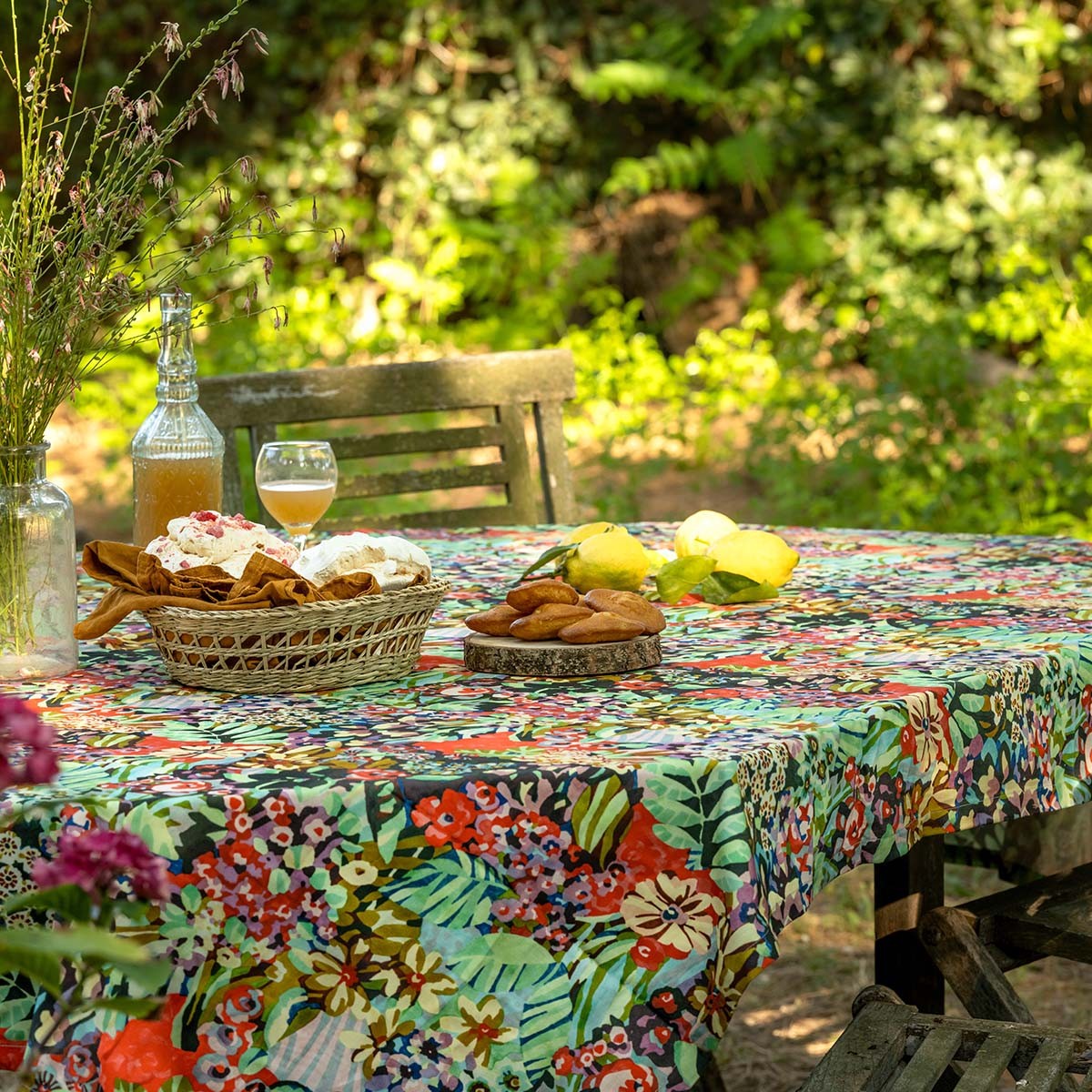 Nappe en coton TANA multicolore, VENT DE BOHÈME