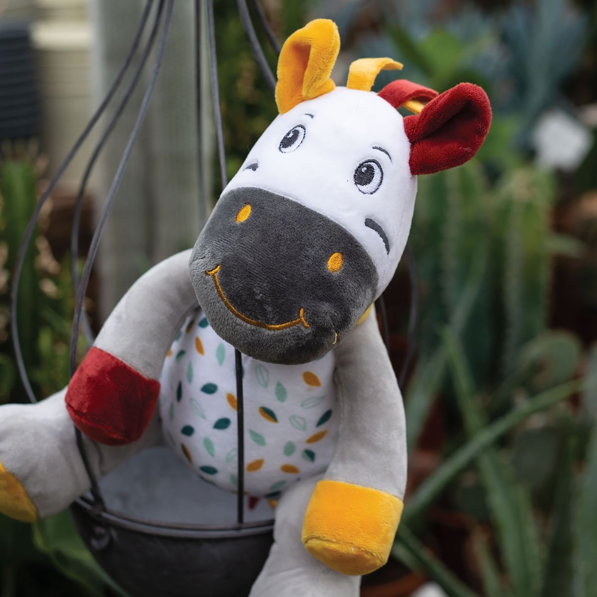 Peluche musicale Zèbre multicolor, TROIS KILOS SEPT