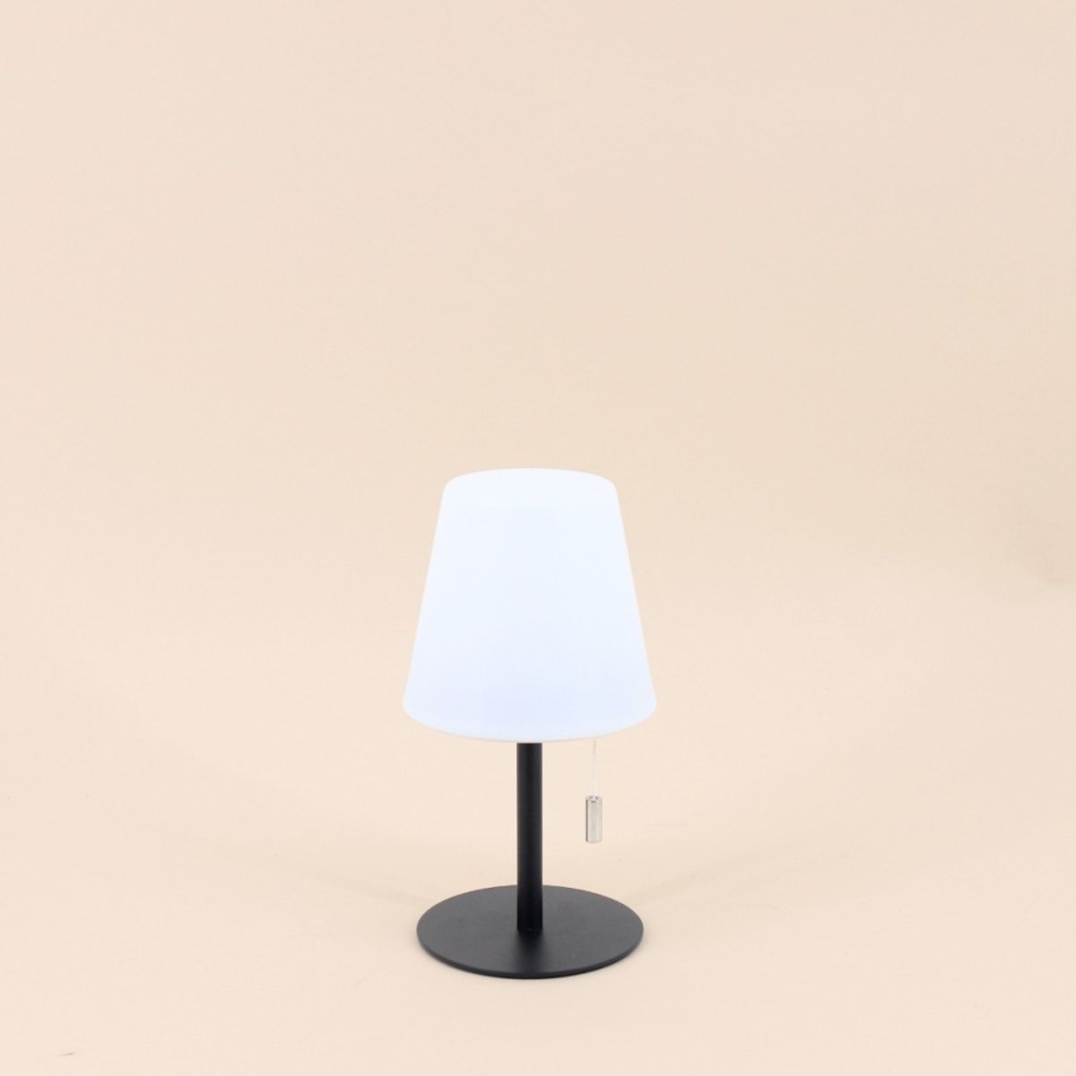 Lampe rechargeable USB IP44 métal 20cm blanc, ORNAMI