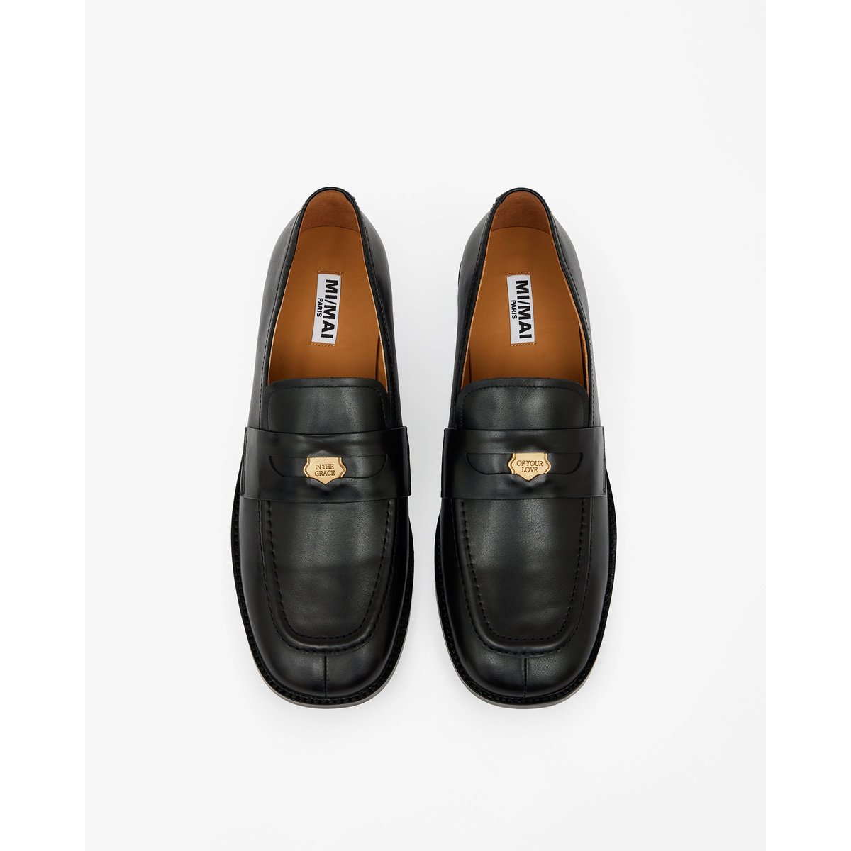 Mocassins à médaille LUCIANO GRACE noir, MI MAI