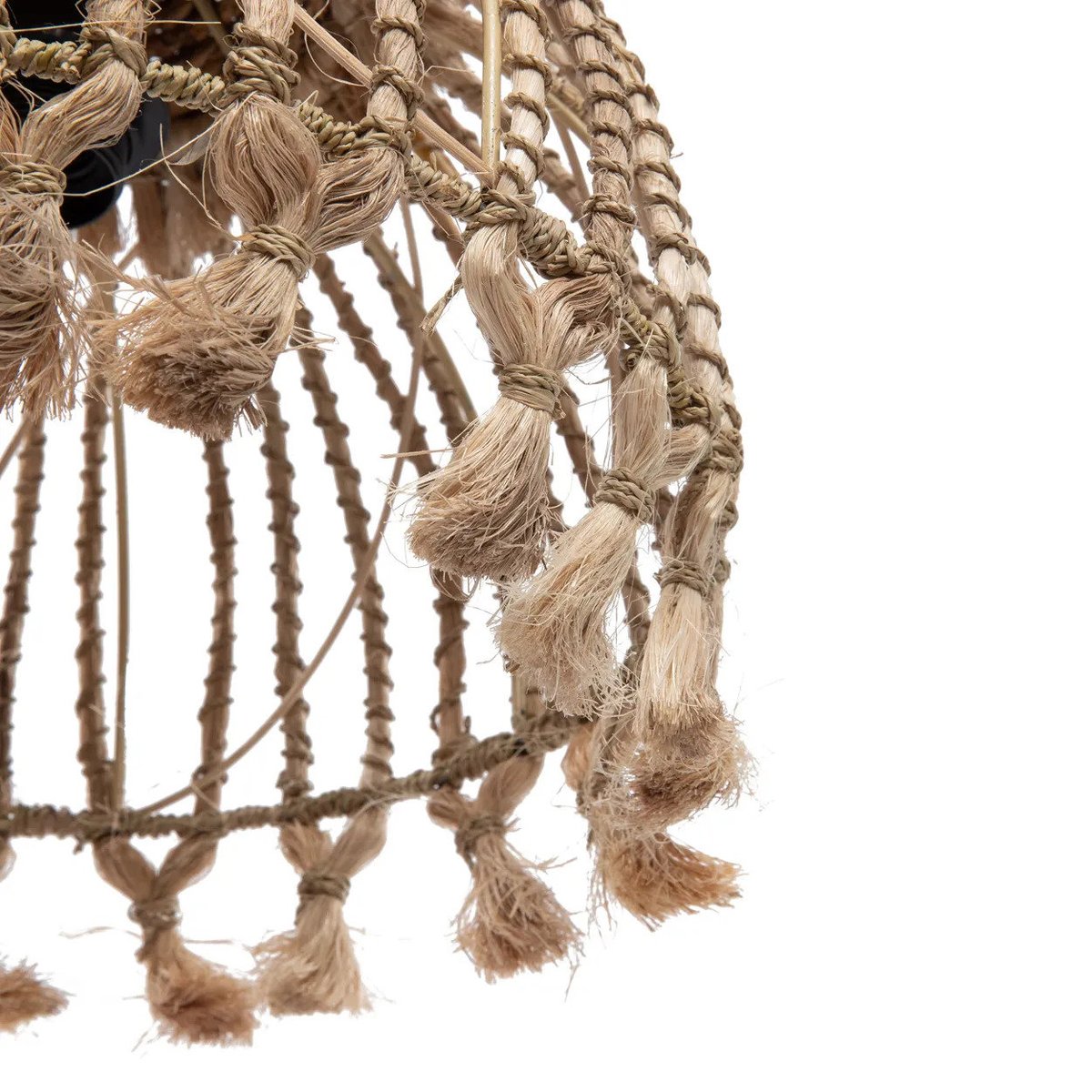 Suspension en herbe d’abaca ABACA TASSEL beige, BAZAR BIZAR