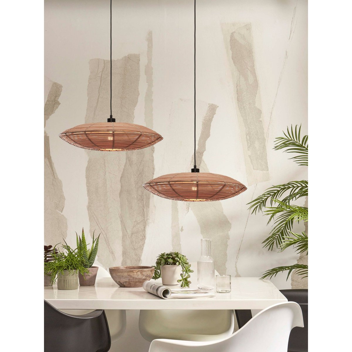 Lampe Suspendue Rotin TANAMI rotin, GOOD & MOJO
