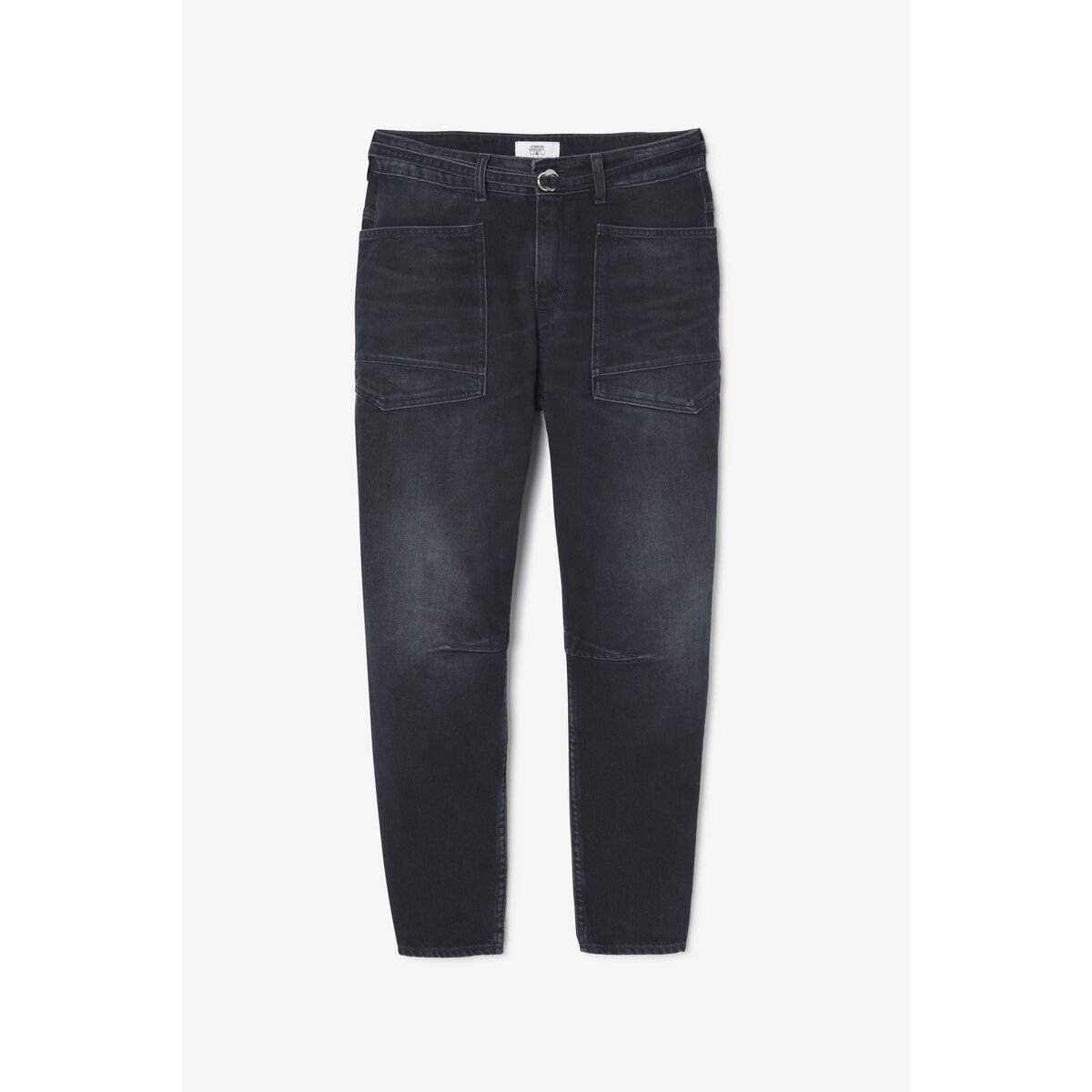 Jeans loose, large balloon , longueur 34 blue / black, LE TEMPS DES CERISES