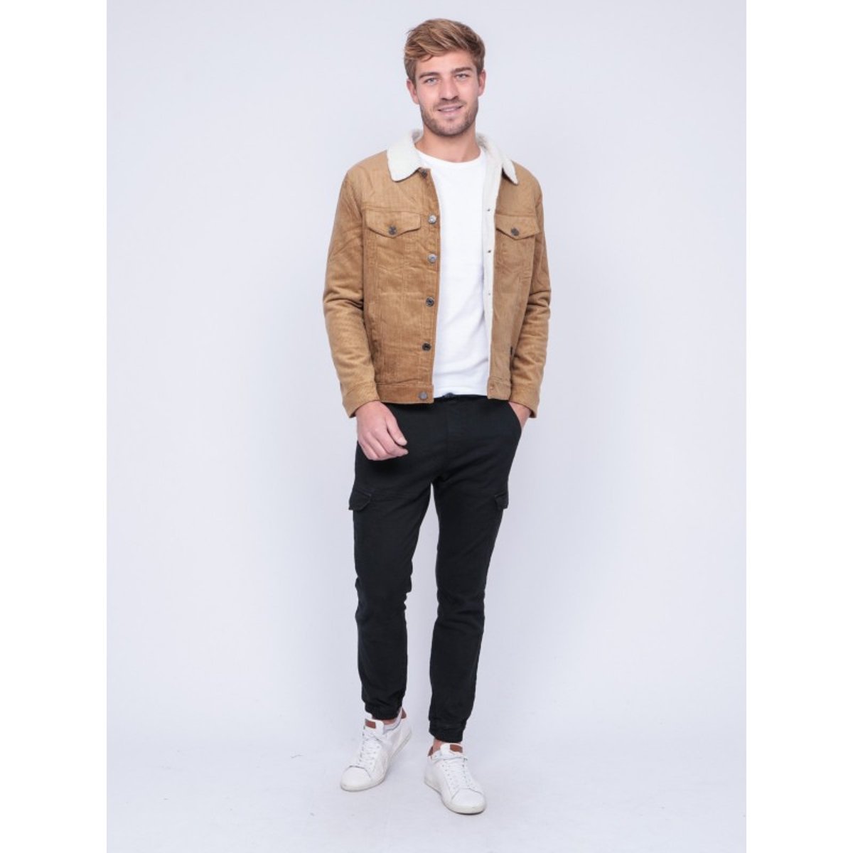Blouson Velours Zucky cognac, RITCHIE