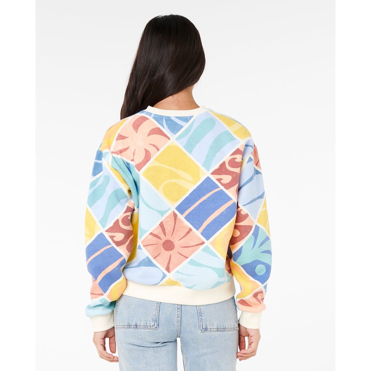 Sweat col rond relax ARTIST OF THE SEARCHT multico, RIP CURL