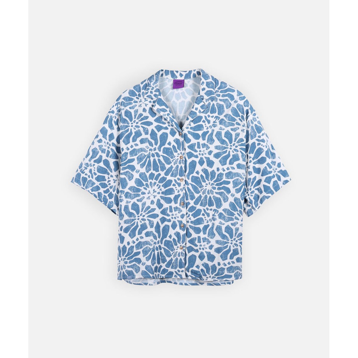 Chemise manches courtes CORAL lost blue, OXBOW