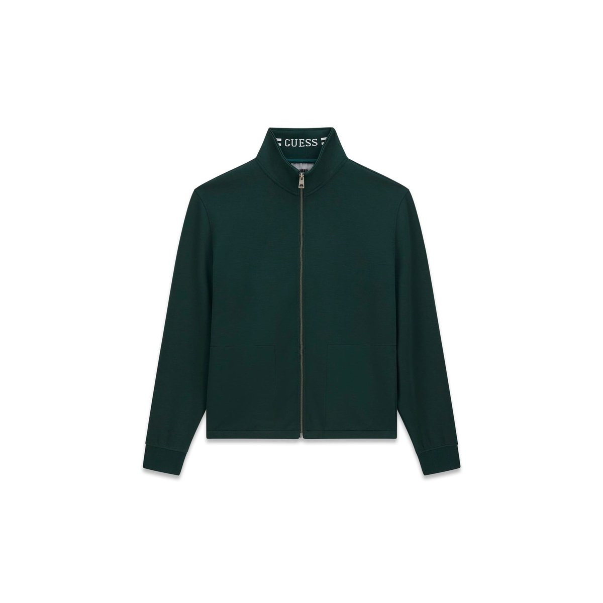 Sweatshirt À Col Montant vert foncé, GUESS