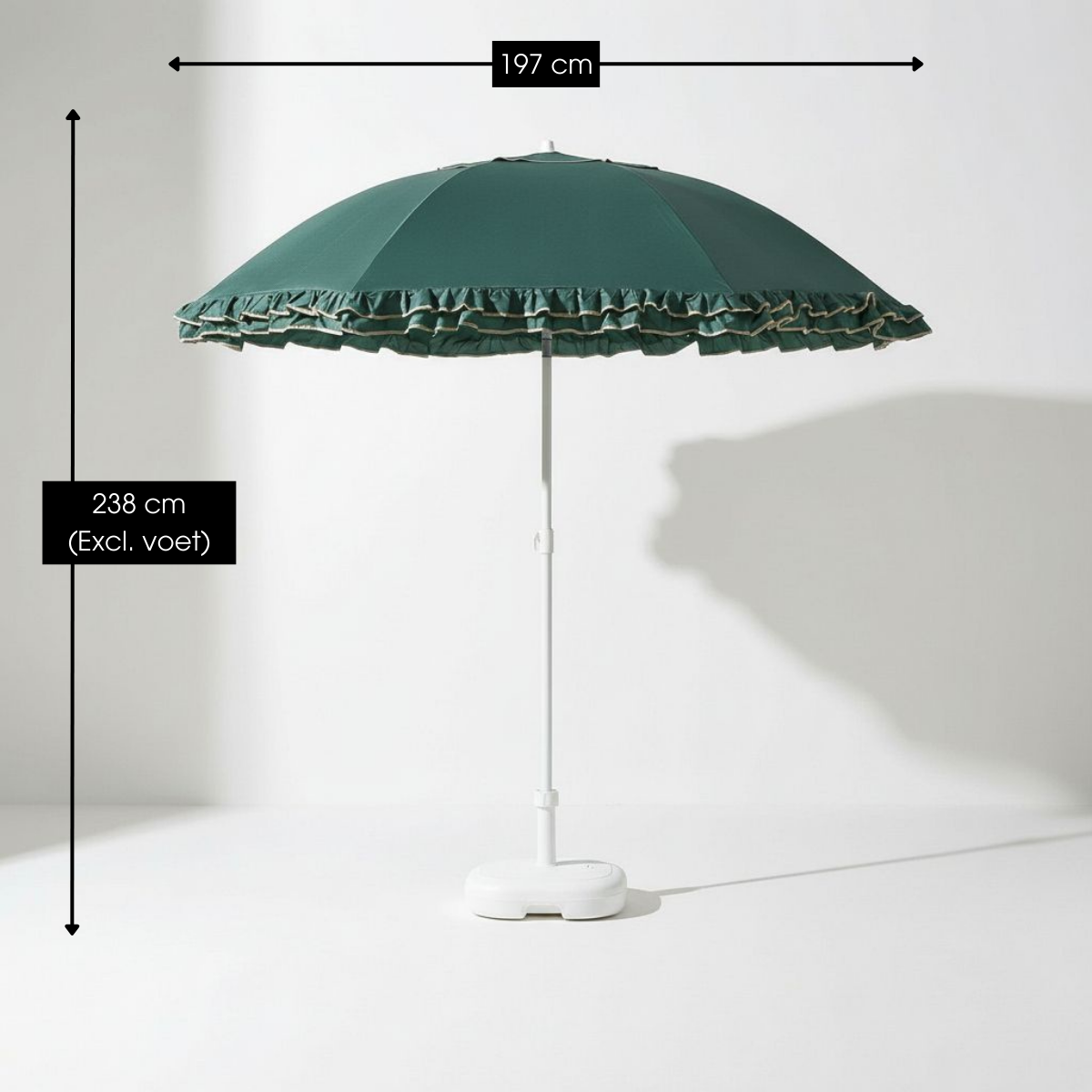 Parasol vert, MICA DECORATIONS
