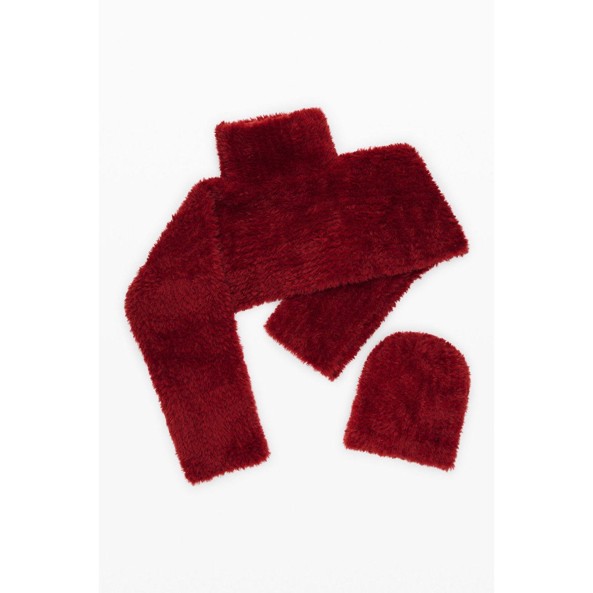 Pack pull court et bonnet rouge, DESIGUAL