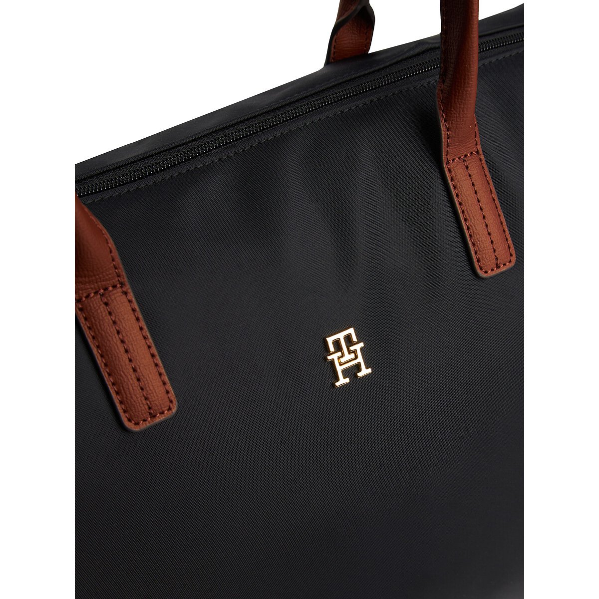 Sac maxi tote en toile, POPETTE noir, TOMMY HILFIGER