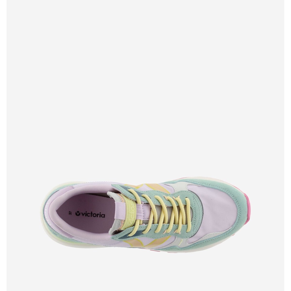 NYLON LUNA sneakers groen/violet, VICTORIA